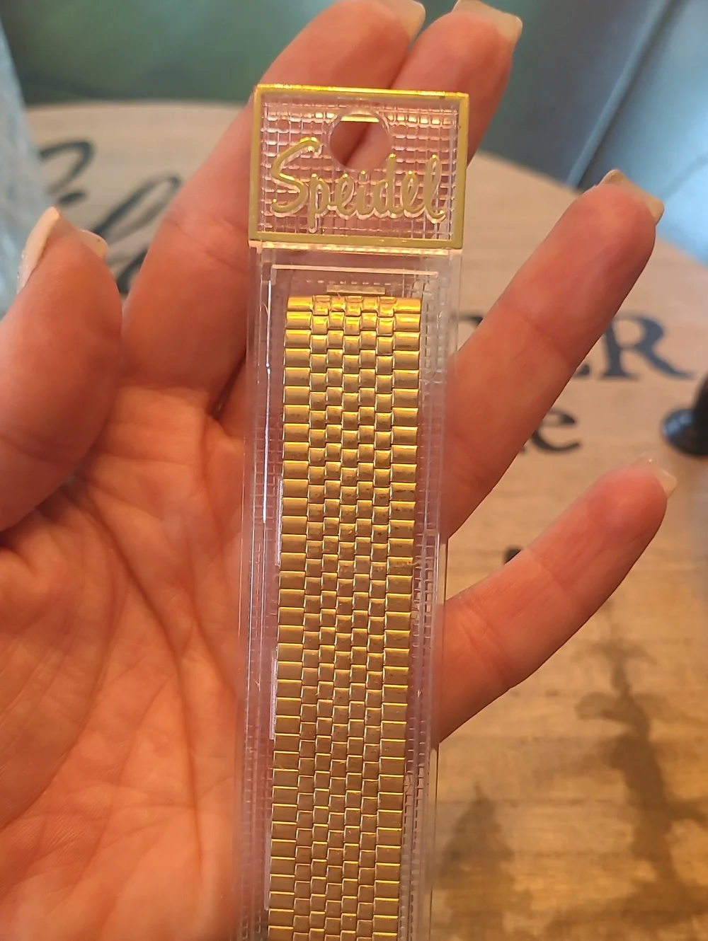 Speidel Gold Tone Expandable Watch Band